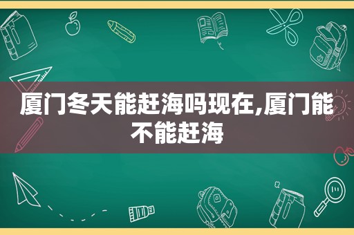 厦门冬天能赶海吗现在,厦门能不能赶海