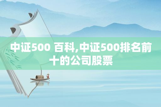 中证500 百科,中证500排名前十的公司股票