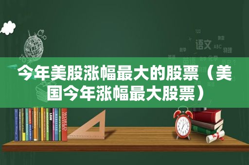 今年美股涨幅最大的股票（美国今年涨幅最大股票）