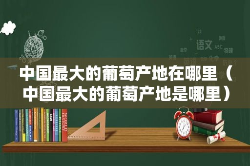 中国最大的葡萄产地在哪里（中国最大的葡萄产地是哪里）