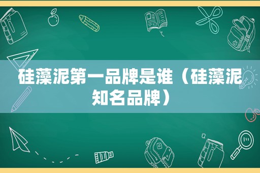 硅藻泥第一品牌是谁（硅藻泥知名品牌）