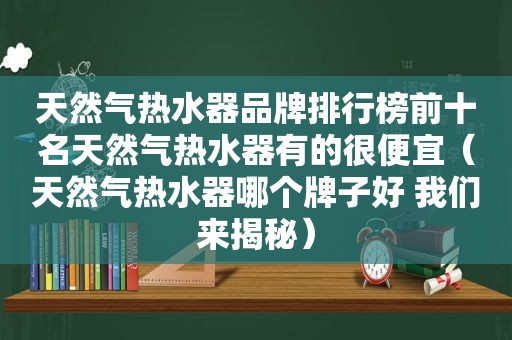 天然气热水器品牌排行榜前十名天然气热水器有的很便宜（天然气热水器哪个牌子好 我们来揭秘）