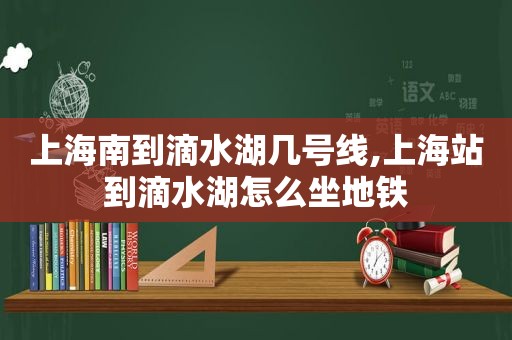 上海南到滴水湖几号线,上海站到滴水湖怎么坐地铁