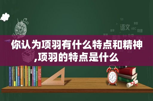 你认为项羽有什么特点和精神,项羽的特点是什么