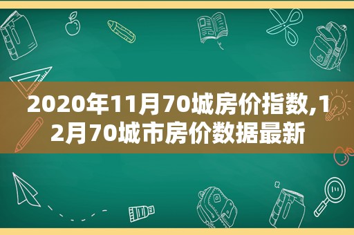 2020年11月70城房价指数,12月70城市房价数据最新