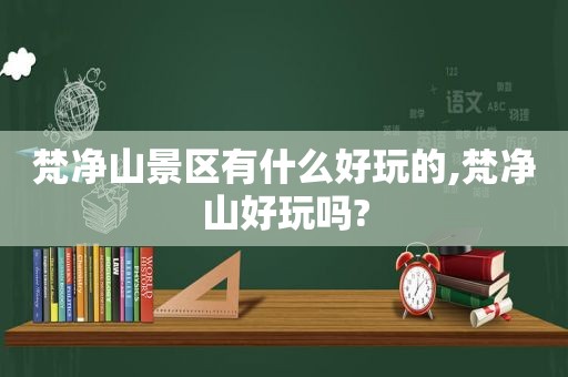 梵净山景区有什么好玩的,梵净山好玩吗?