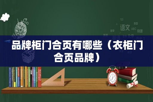 品牌柜门合页有哪些（衣柜门合页品牌）