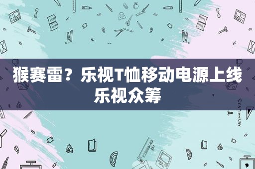 猴赛雷？乐视T恤移动电源上线乐视众筹