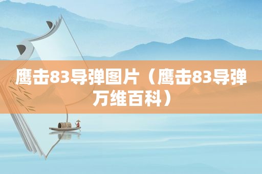 鹰击83导弹图片（鹰击83导弹万维百科）