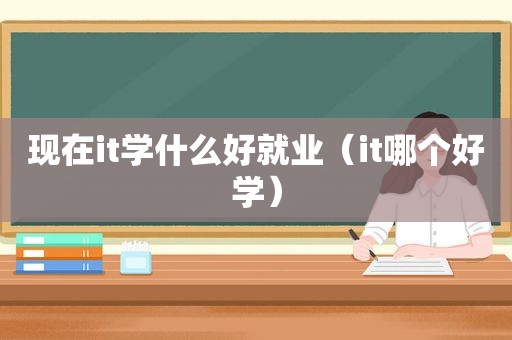 现在it学什么好就业（it哪个好学）