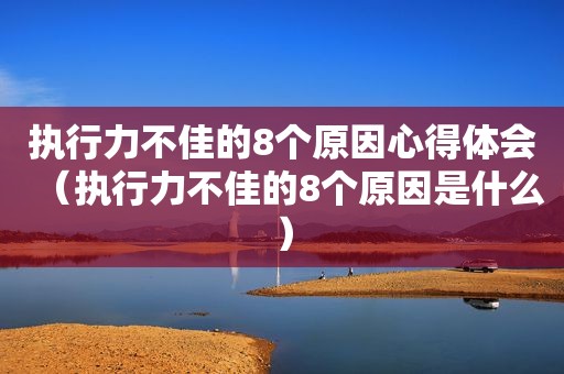 执行力不佳的8个原因心得体会（执行力不佳的8个原因是什么）  第1张