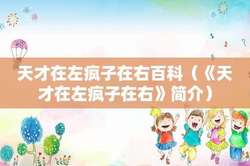 天才在左疯子在右百科（《天才在左疯子在右》简介）