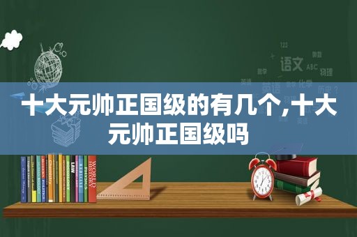 十大元帅正国级的有几个,十大元帅正国级吗