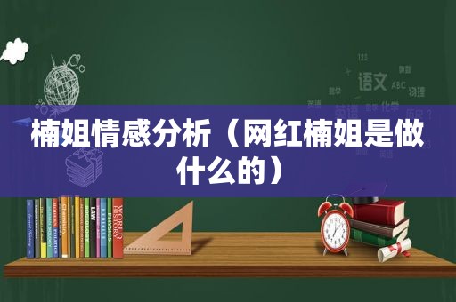 楠姐情感分析（网红楠姐是做什么的）