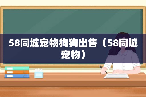 58同城宠物狗狗出售（58同城宠物）