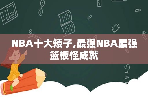 NBA十大矮子,最强NBA最强篮板怪成就