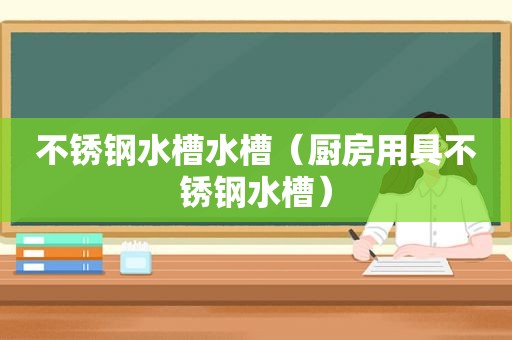 不锈钢水槽水槽（厨房用具不锈钢水槽）