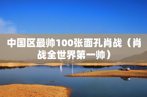 中国区最帅100张面孔肖战（肖战全世界第一帅）