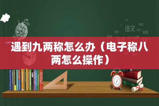 遇到九两称怎么办（电子称八两怎么操作）