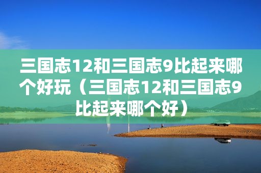 三国志12和三国志9比起来哪个好玩（三国志12和三国志9比起来哪个好）