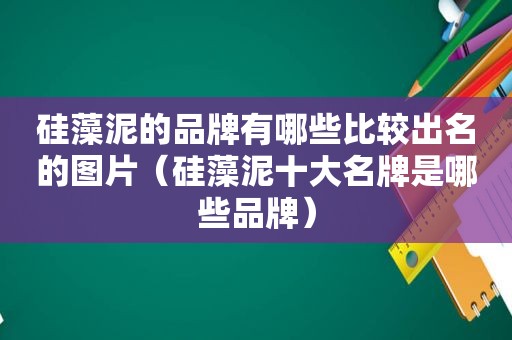 硅藻泥的品牌有哪些比较出名的图片（硅藻泥十大名牌是哪些品牌）