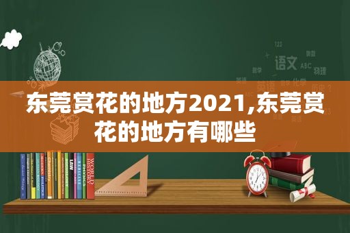 东莞赏花的地方2021,东莞赏花的地方有哪些