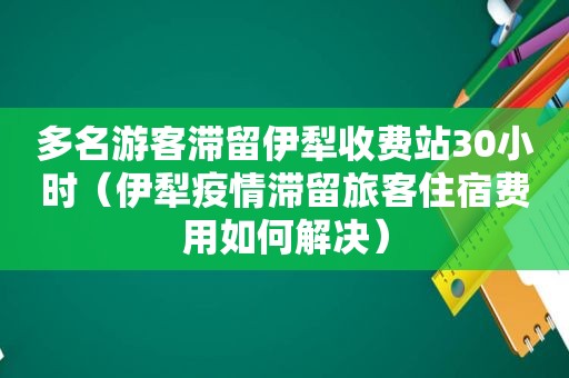 多名游客滞留伊犁收费站30小时（伊犁疫情滞留旅客住宿费用如何解决）