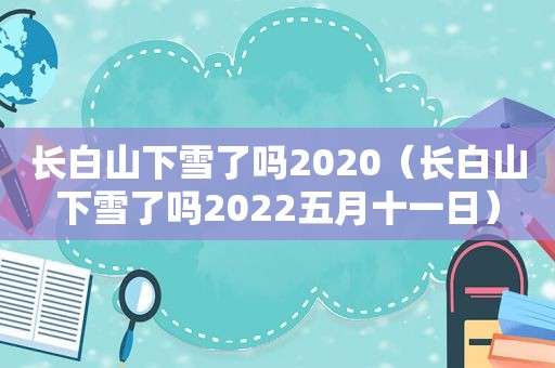 长白山下雪了吗2020（长白山下雪了吗2022五月十一日）