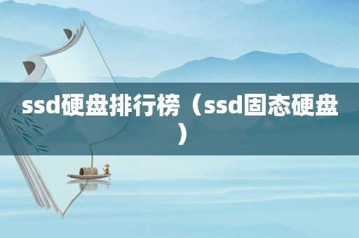 ssd硬盘排行榜（ssd固态硬盘）