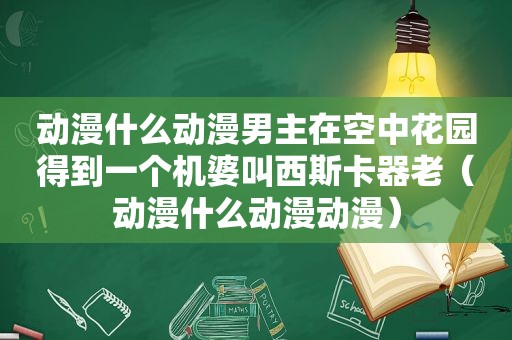 动漫什么动漫男主在空中花园得到一个机婆叫西斯卡器老（动漫什么动漫动漫）