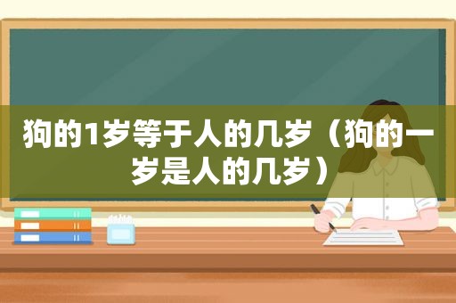 狗的1岁等于人的几岁（狗的一岁是人的几岁）