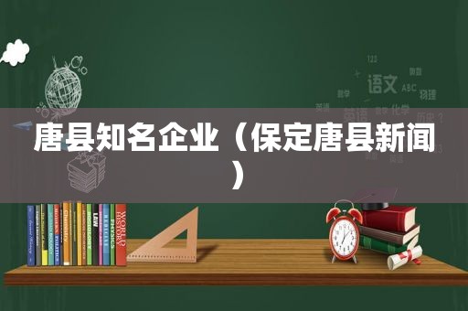 唐县知名企业（保定唐县新闻）