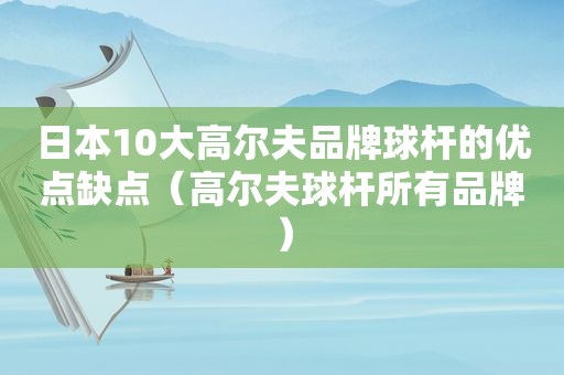 日本10大高尔夫品牌球杆的优点缺点（高尔夫球杆所有品牌）