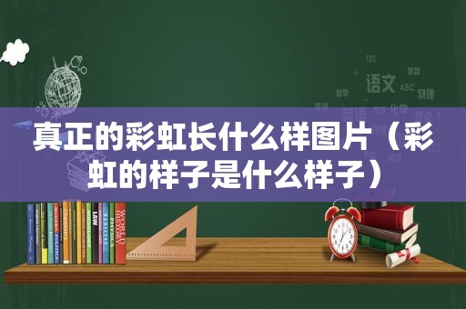 真正的彩虹长什么样图片（彩虹的样子是什么样子）