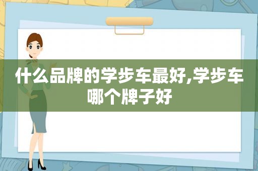 什么品牌的学步车最好,学步车哪个牌子好