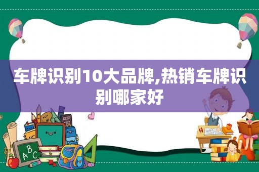 车牌识别10大品牌,热销车牌识别哪家好