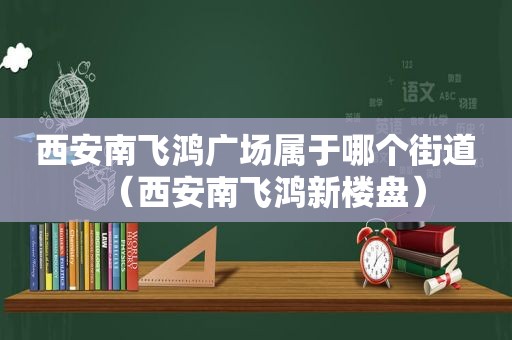 西安南飞鸿广场属于哪个街道（西安南飞鸿新楼盘）