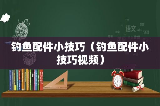 钓鱼配件小技巧（钓鱼配件小技巧视频）