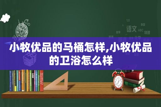 小牧优品的马桶怎样,小牧优品的卫浴怎么样