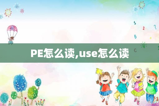 PE怎么读,use怎么读