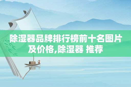 除湿器品牌排行榜前十名图片及价格,除湿器 推荐