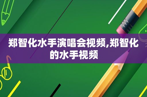 郑智化水手演唱会视频,郑智化的水手视频