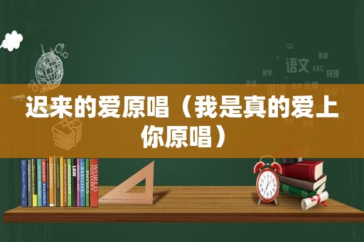 迟来的爱原唱（我是真的爱上你原唱）