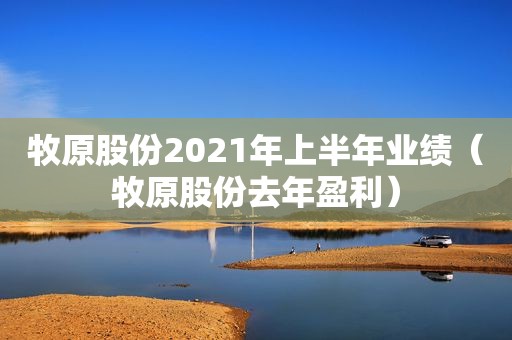 牧原股份2021年上半年业绩（牧原股份去年盈利）