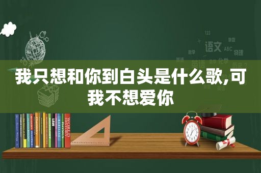 我只想和你到白头是什么歌,可我不想爱你