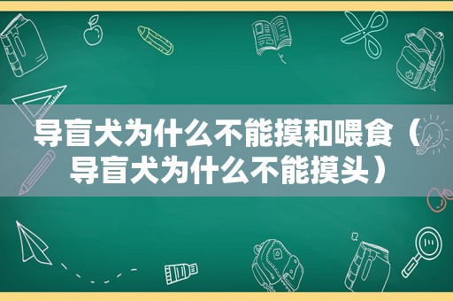 导盲犬为什么不能摸和喂食（导盲犬为什么不能摸头）