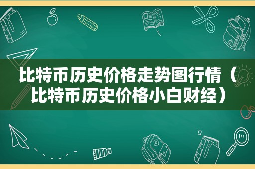 比特币历史价格走势图行情（比特币历史价格小白财经）