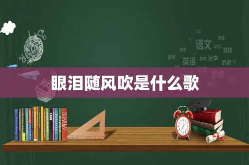 眼泪随风吹是什么歌