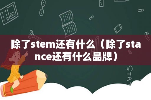 除了stem还有什么（除了stance还有什么品牌）