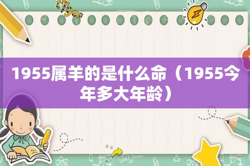 1955属羊的是什么命（1955今年多大年龄）